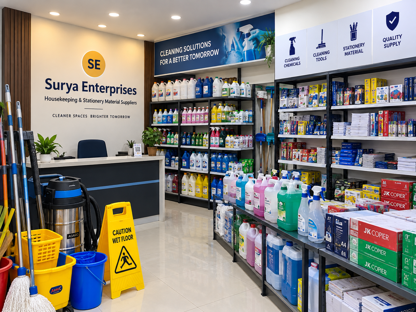 Surya Enterprises - Housekeeping and Stationery Material Supplier