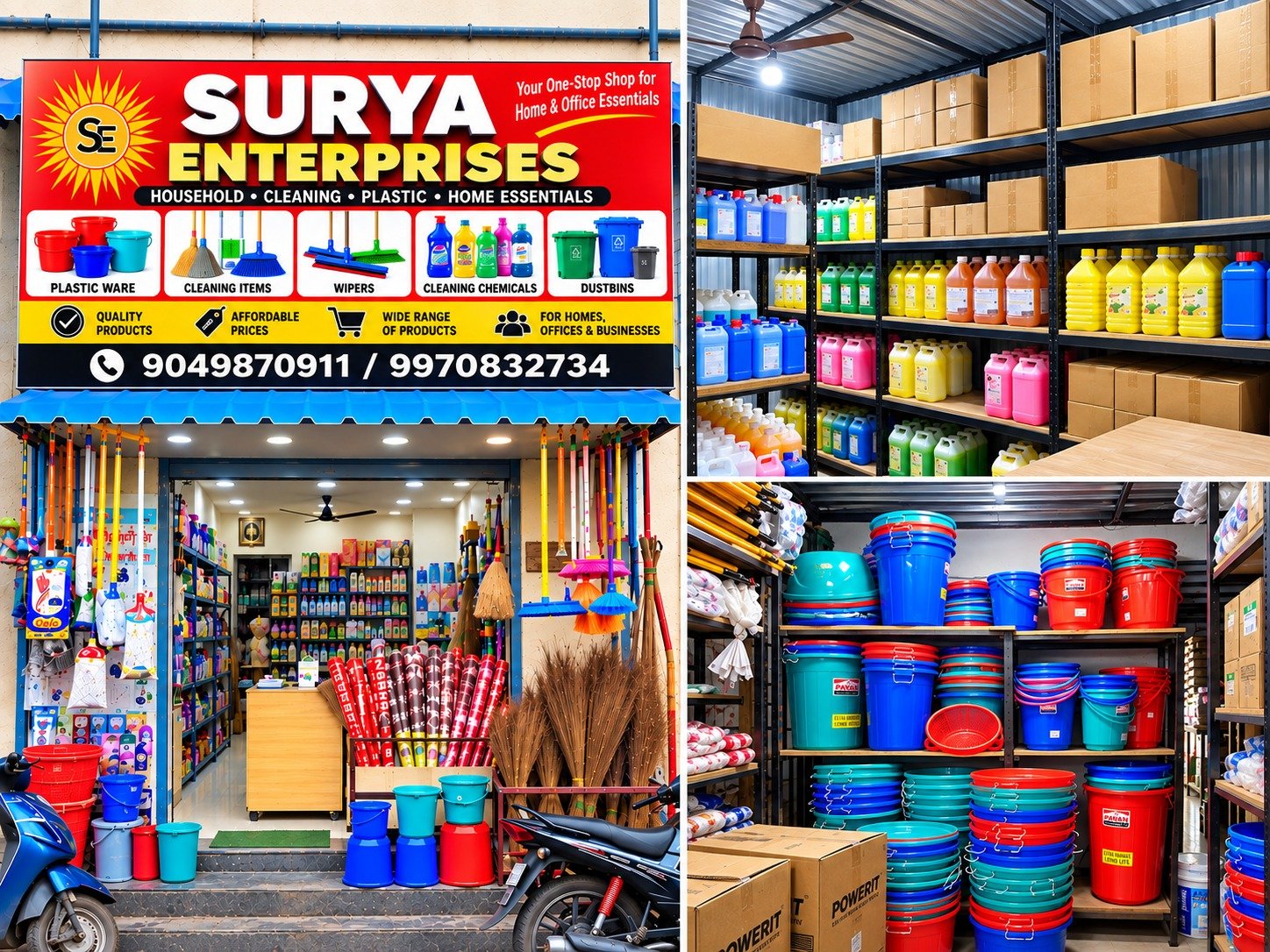 Surya Enterprises housekeeping material shop, Wadgaon Sheri, Pune